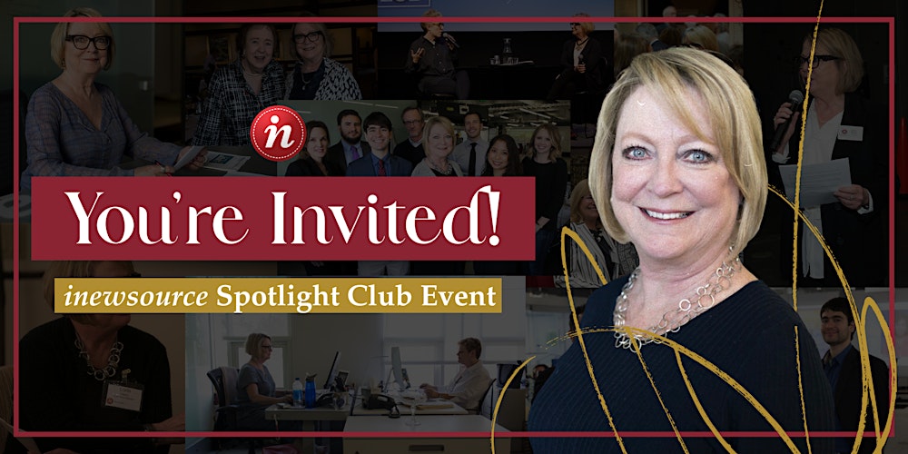 An inewsource event featuring founder Lorie Hearn