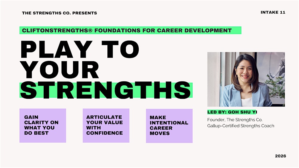 CliftonStrengths® Workshop: Play To Your Strengths for Work