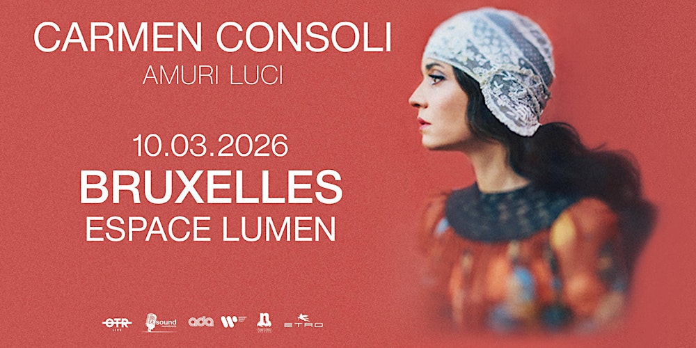 Carmen Consoli - AMURI LUCI live @ Espace Lumen, Bruxelles