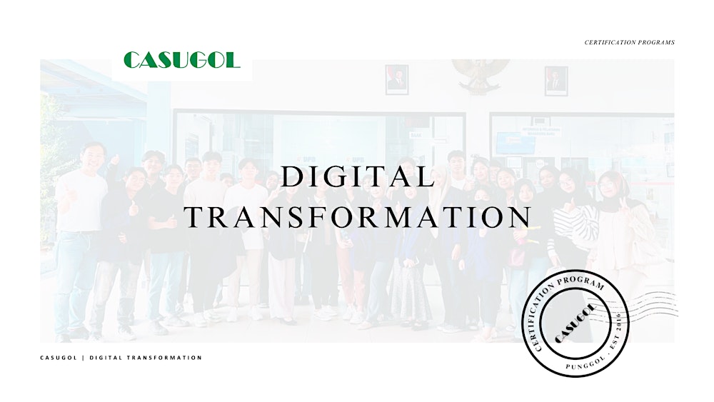 Certified Strategic Digital Transformation Leader (SDTL)
