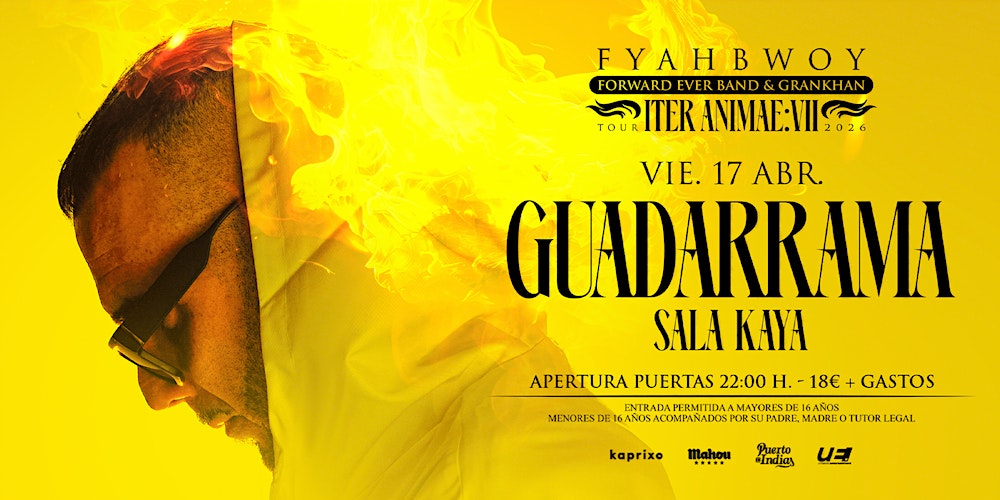 Fyahbwoy en Sala Kaya Guadarrama (Madrid).