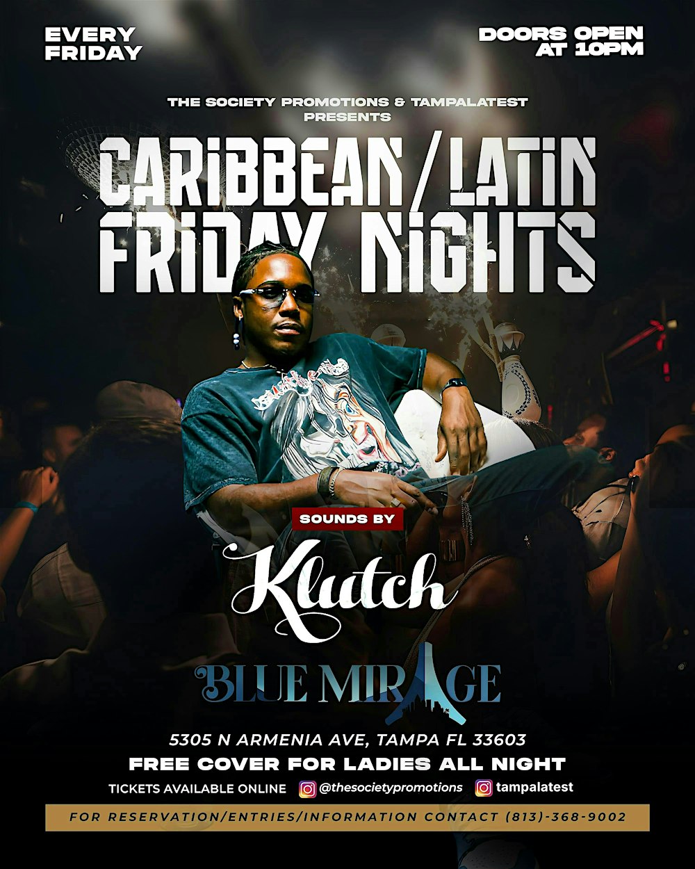 Caribbean/Latin Friday Nights - Blue Mirage