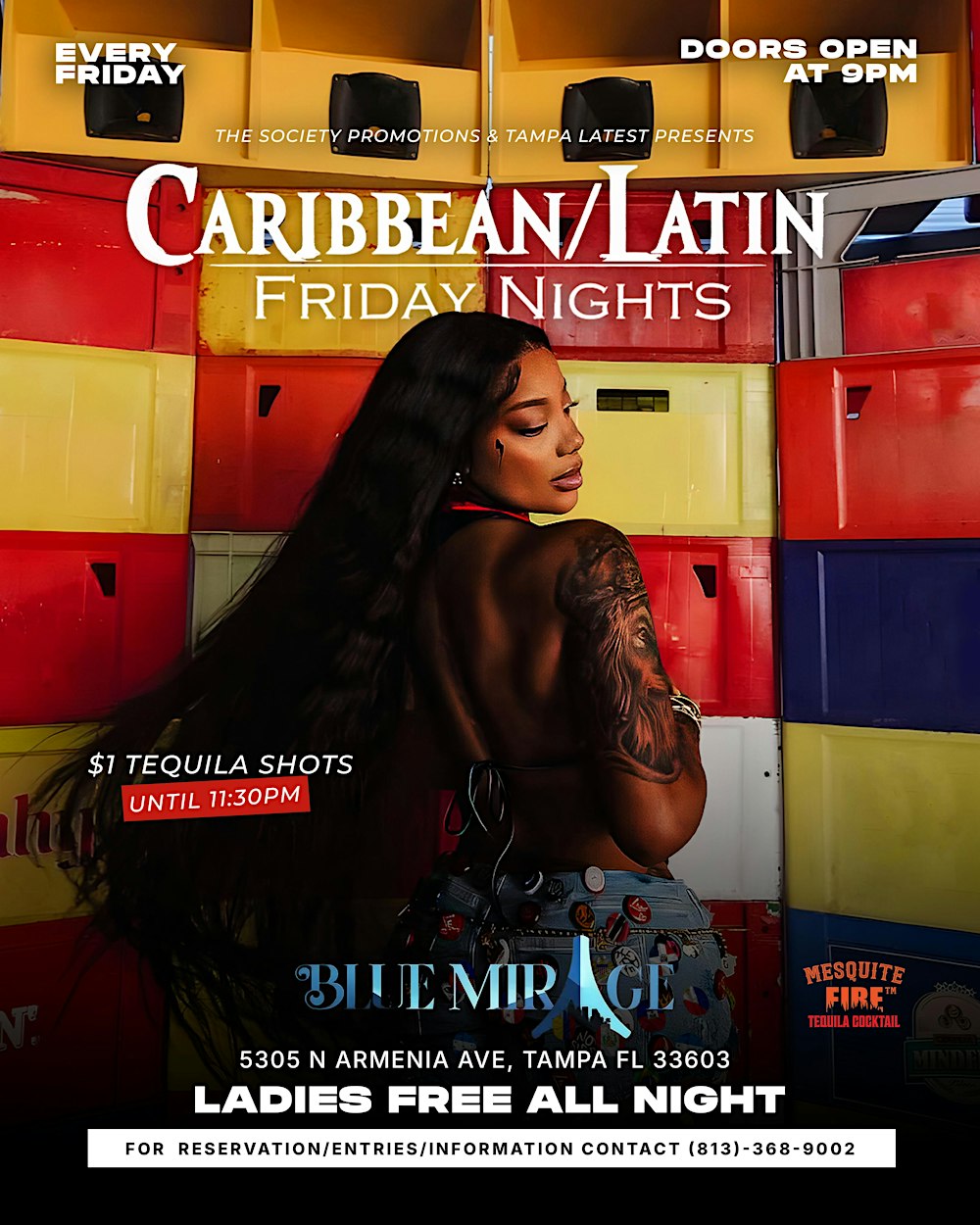 Caribbean/Latin Friday Nights - Blue Mirage