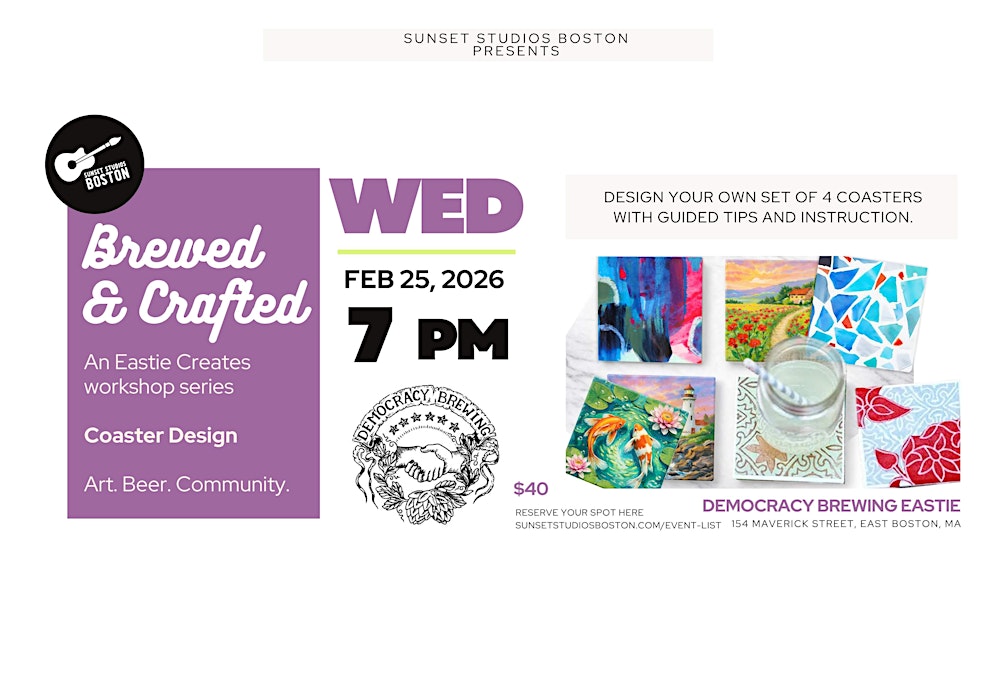 Democracy Brewing: Coasters Design