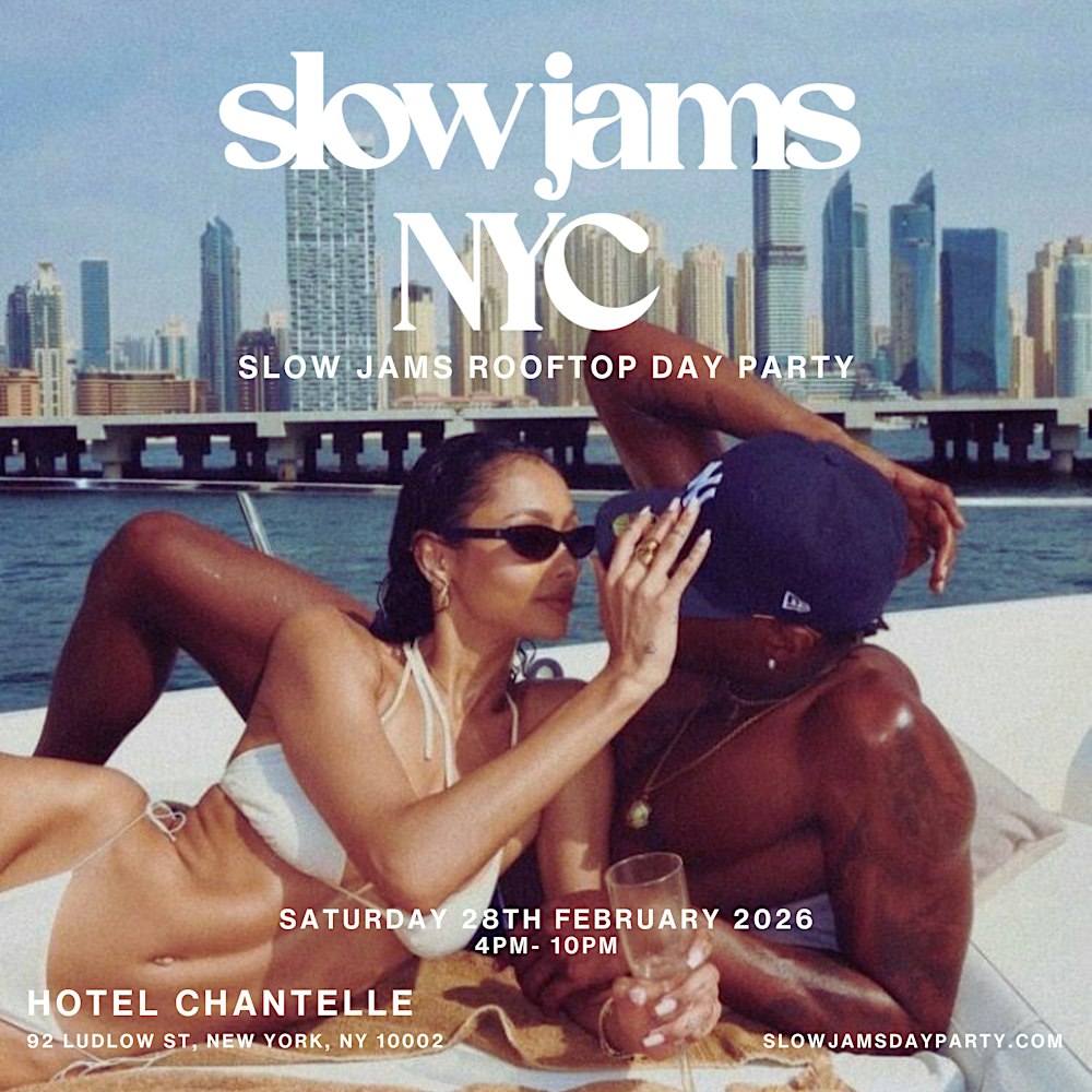 SLOW JAMS NYC - Slow Jams Rooftop Party (100% Slow Jams & RnB)