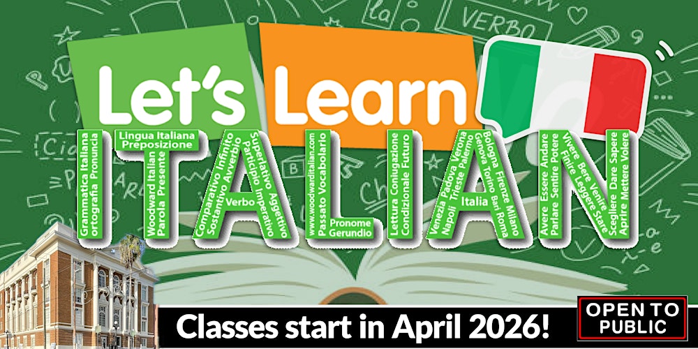 Italian Language Program @ the Italian Club (Starting April 2026)
