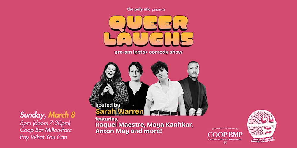 Queer Laughs -  lgbtq+ comedy show