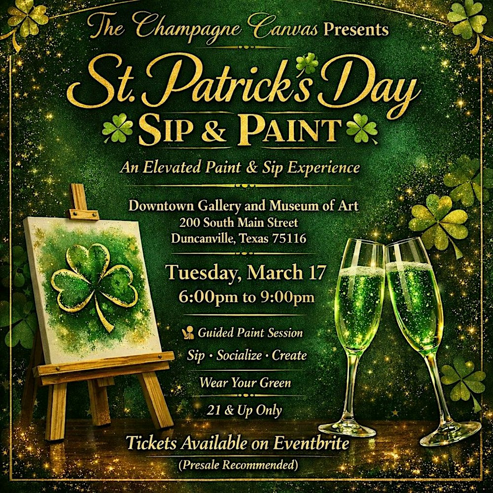 St. Patrick’s Day Paint & Sip