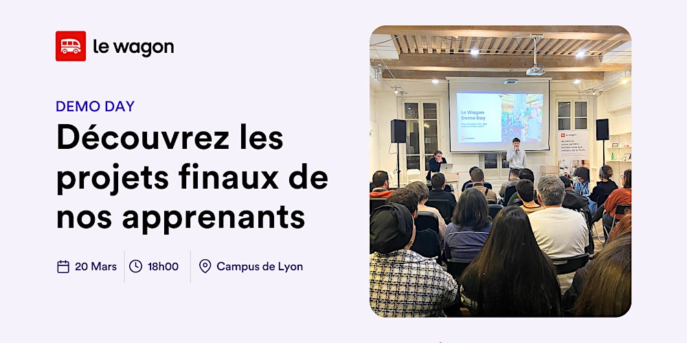 Demo Day : Découvrez les projets finaux de nos apprenants
