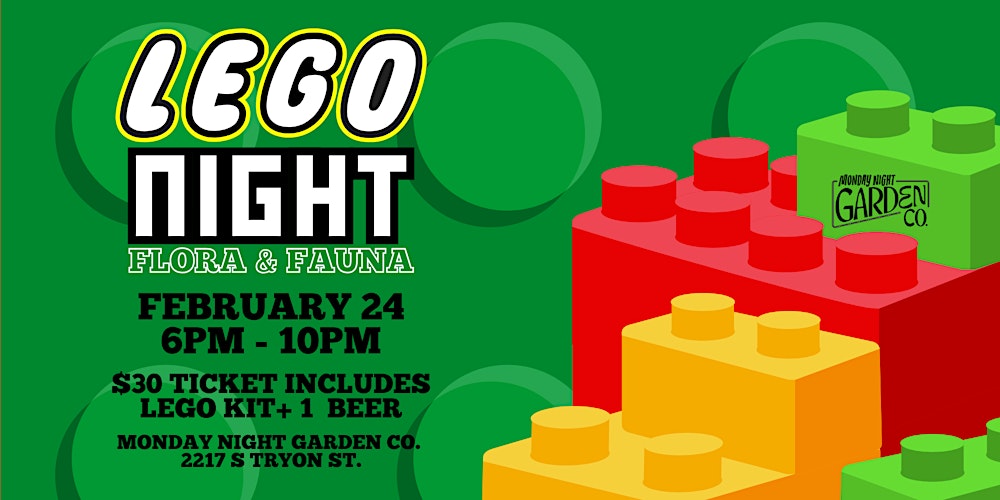 Flora and Fauna: LEGO Nature/Flower Building Brick Night