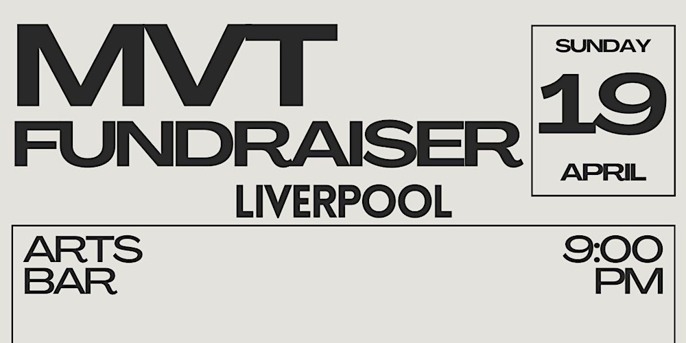 MVT Fundraiser Liverpool @ Arts Bar Hope Street
