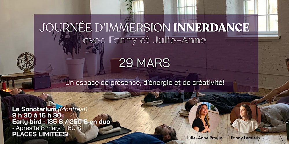 Journée immersive d'INNERDANCE ✨ avec Fanny et Julie-Anne