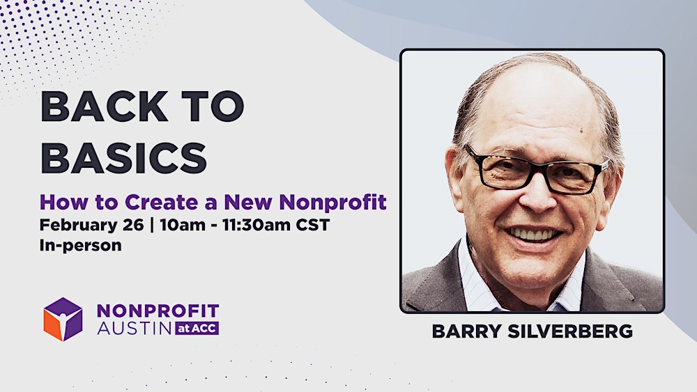 Back to Basics: How to Create a New Nonprofit