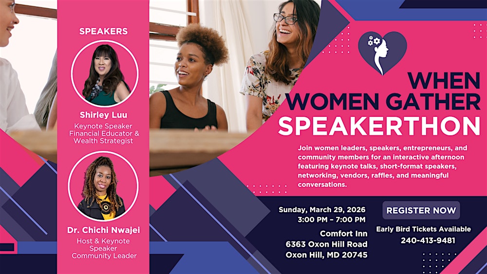 When Women Gather: Speakerthon