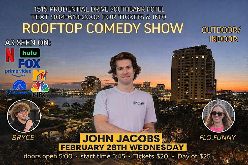 rooftop comedy show w/ john jacobs