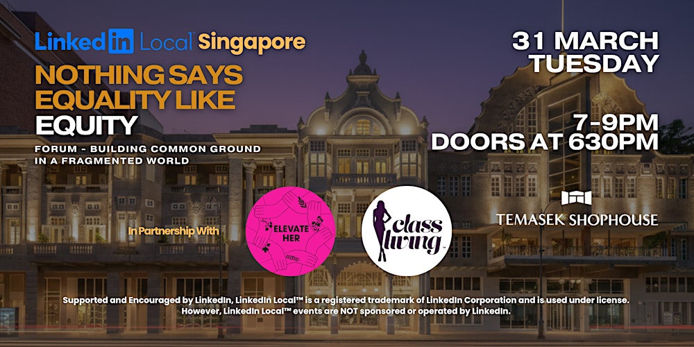 Equity - Building Common Ground in a Fragmented World