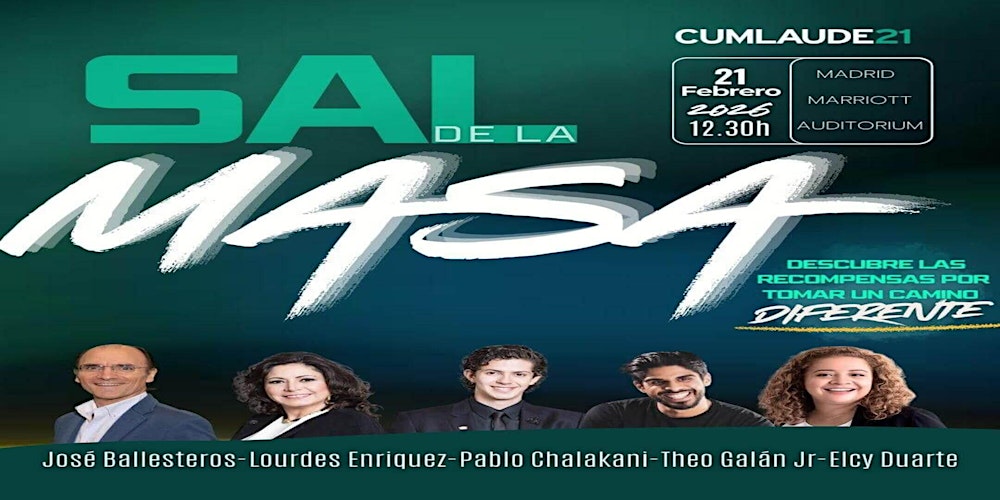 Sal de la Masa: Cumbre de Liderazgo, Mentalidad y Crecimiento en Madrid