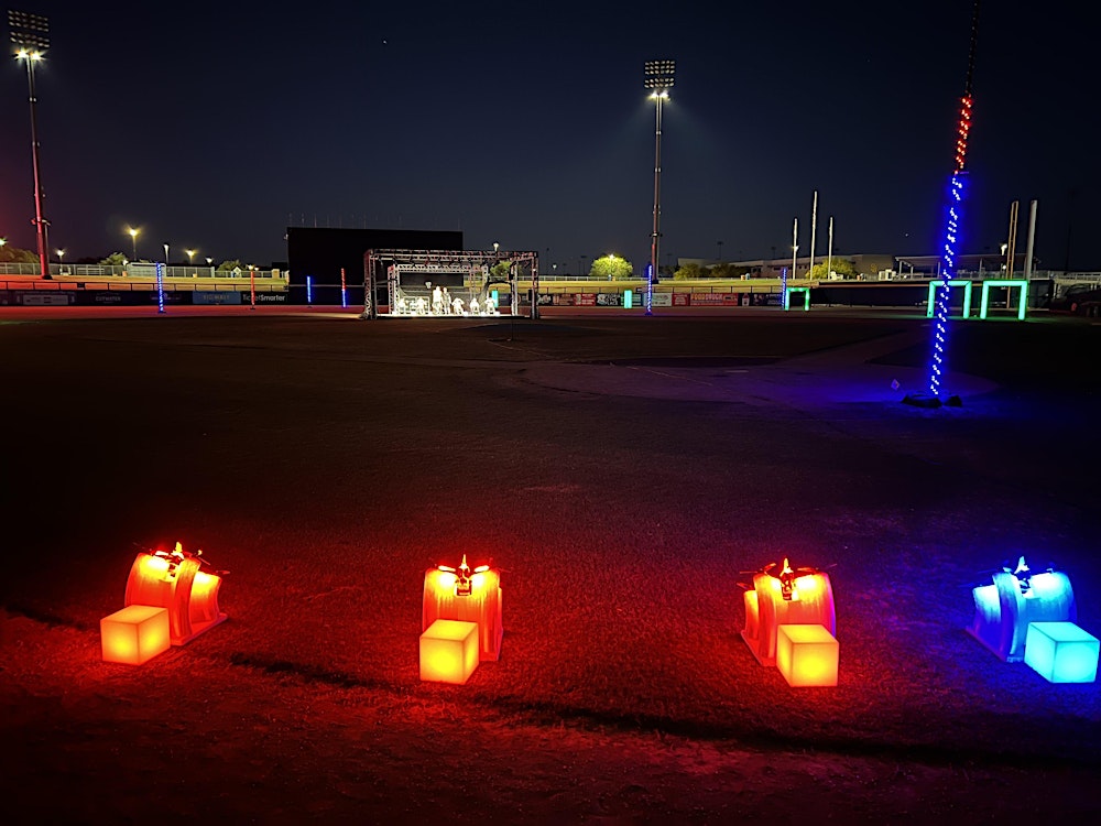 Major League Drone Racing Grand Prix At Glendale Airport.