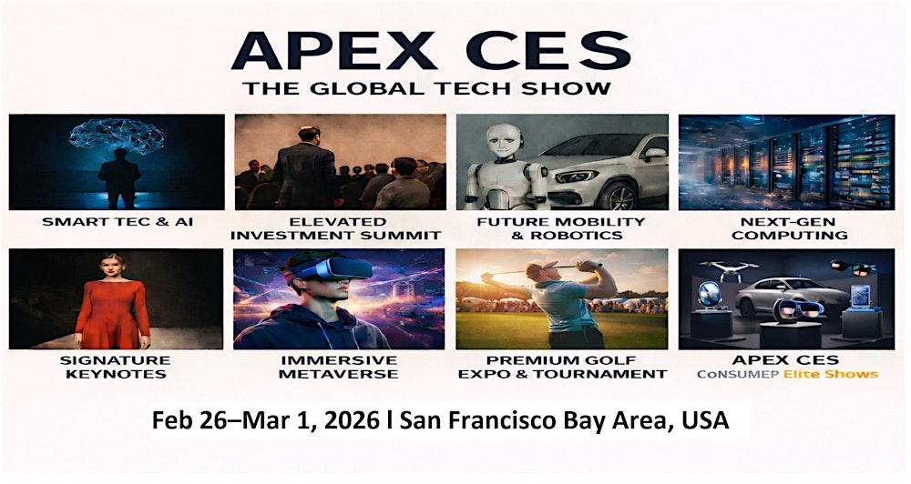 Apex CES – Consumer Elite Shows in San Francisco Bay Area, USA