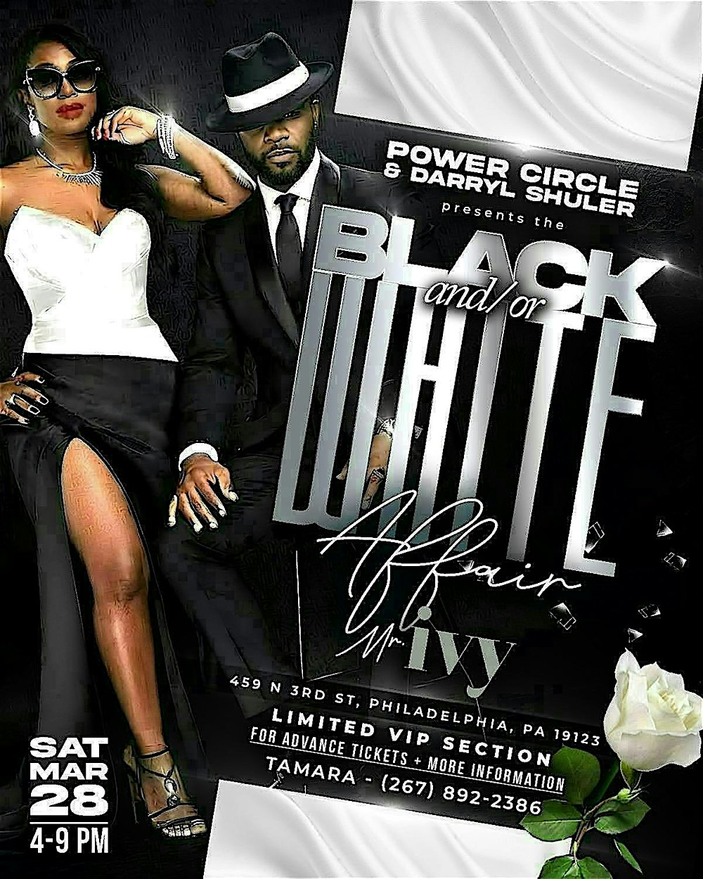 The Black & Or White / Day Party At Mr Ivy EARLY BIRD TIXS $25 RIGHT NOW‼️