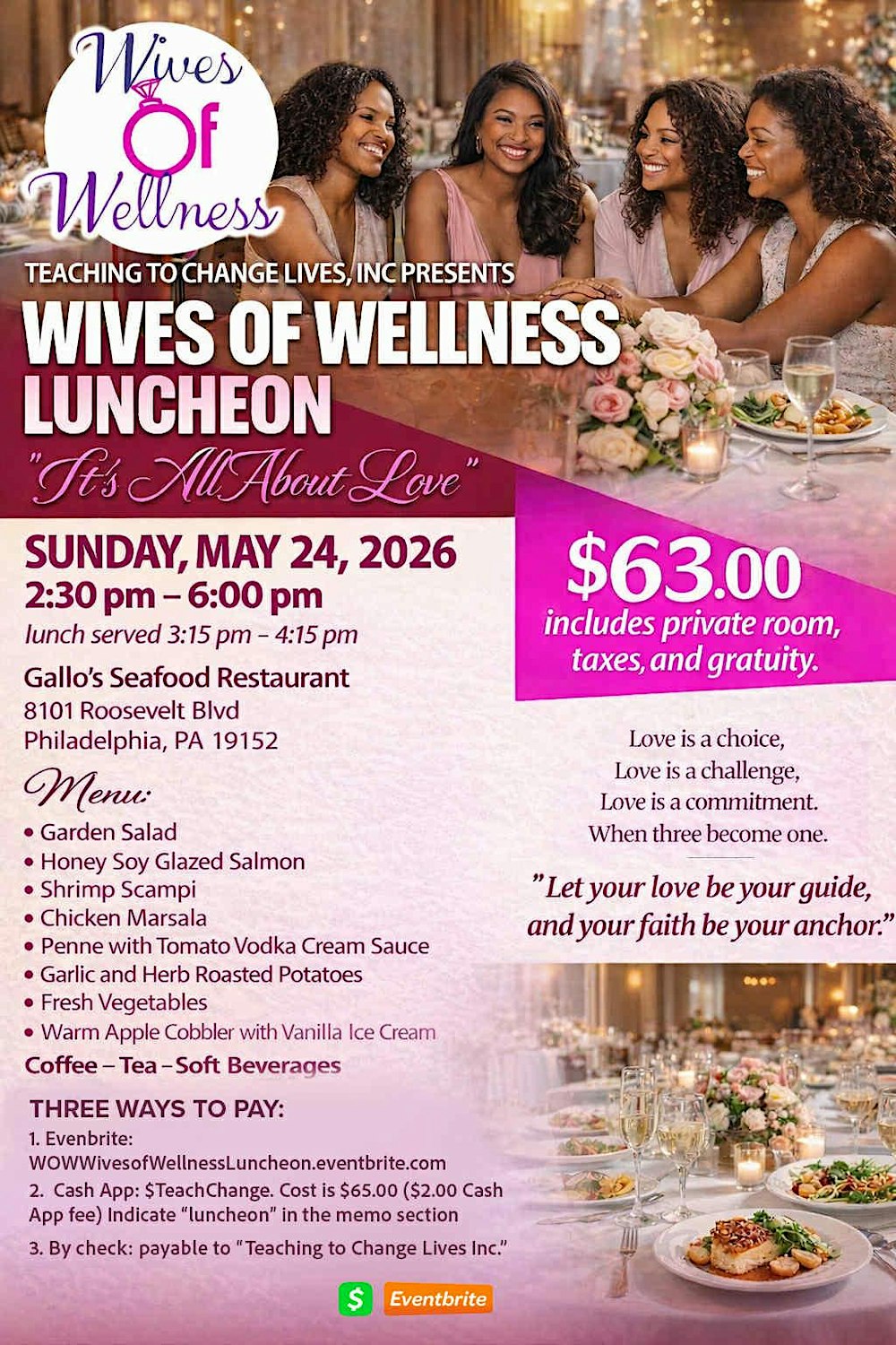 Wives of Wellness Luncheon-It's All About Love