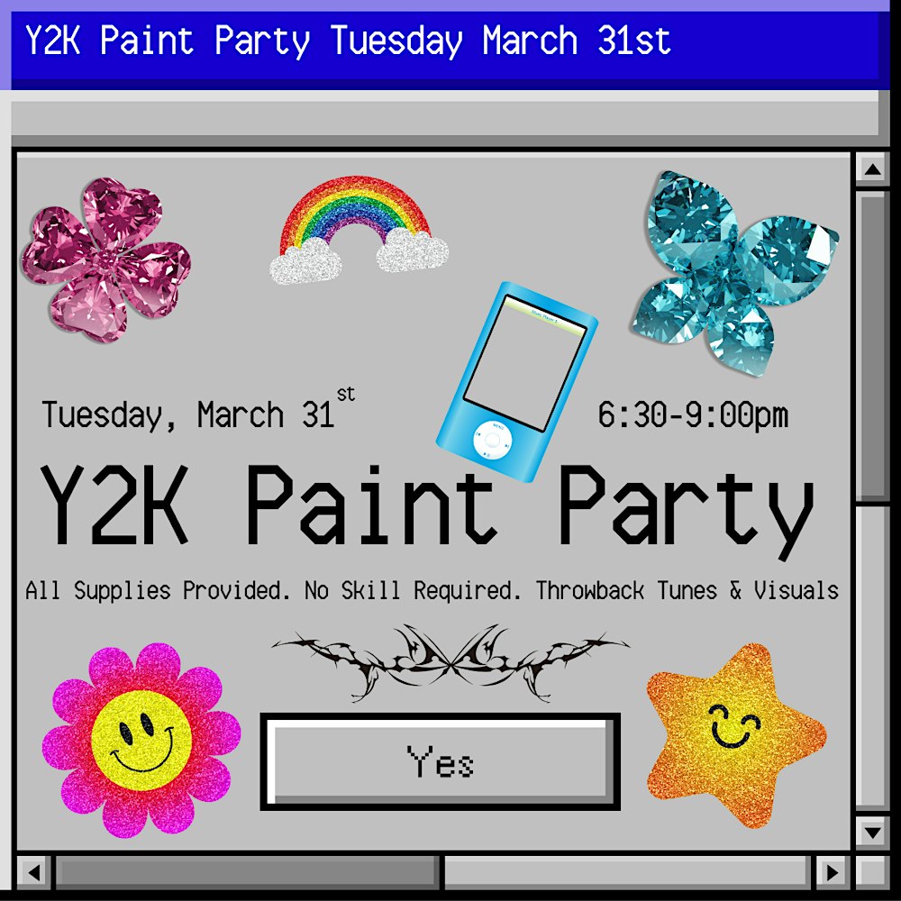 Y2K Paint Party