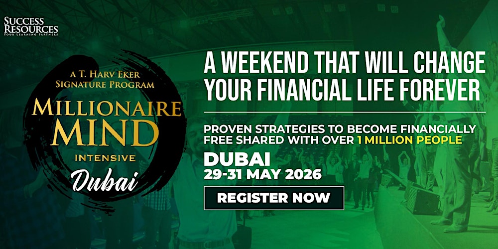 Millionaire Mind Intensive Dubai — 3 Days to Rewire Your Money Blueprint