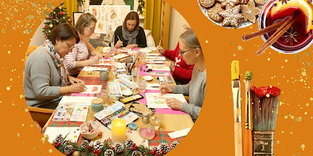 Zauberhafte Weihnachtsmotive in Aquarell – ein kreativer Sonntagnachmittag