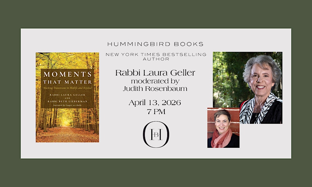 Rabbi Laura Geller in Conversation With Judith Rosenbaum