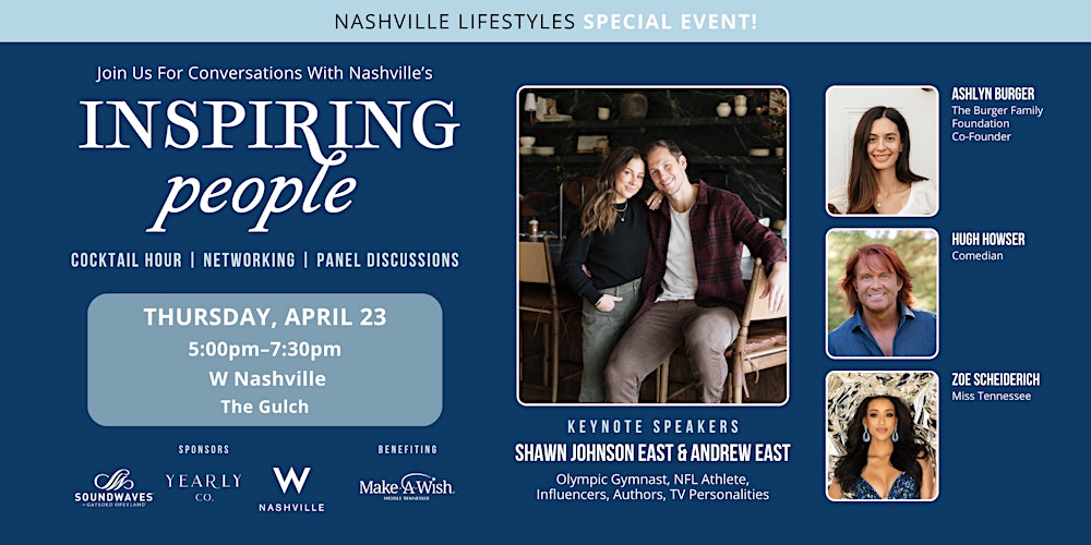 Nashville Lifestyles "Inspiring People" Cocktail Hour + Panel Discussions