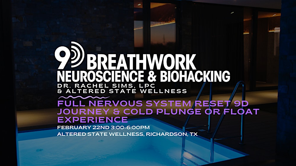 "Full Nervous System Reset" 9D Breathwork & Float or Cold Plunge Experience