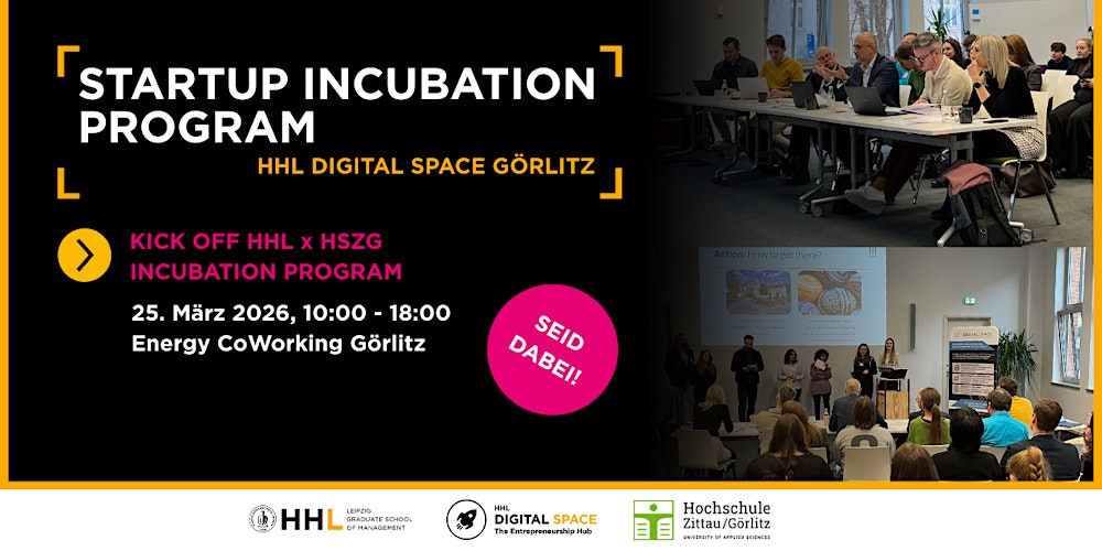 Kick-off & Sprint 1:  HHL x HSZG Incubation Program