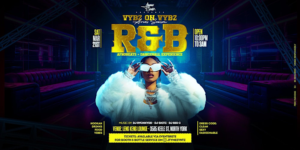 Vybz On Vybz — Aries Season: R&B Experience + Afro & Dancehall