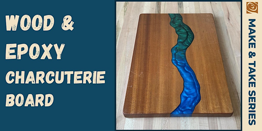 Wood & Epoxy Charcuterie Board