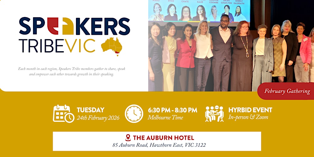 Speakers Tribe VICTORIA - February Gathering