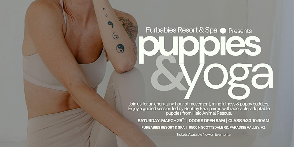 Puppies & Yoga | Benefiting Halo Animal Rescue