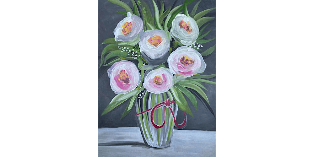 Flower Vase - Paint and Sip in Charlotte | Classpop!™