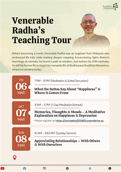 1-Day Meditation Retreat with Ven Radha