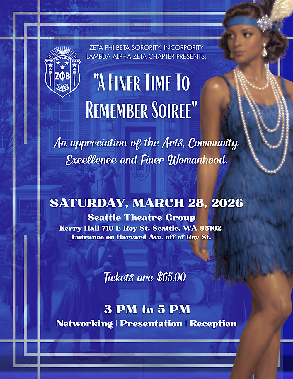 Lambda Alpha Zeta Chapter  - A Finer Time to Remember Soiree Celebration