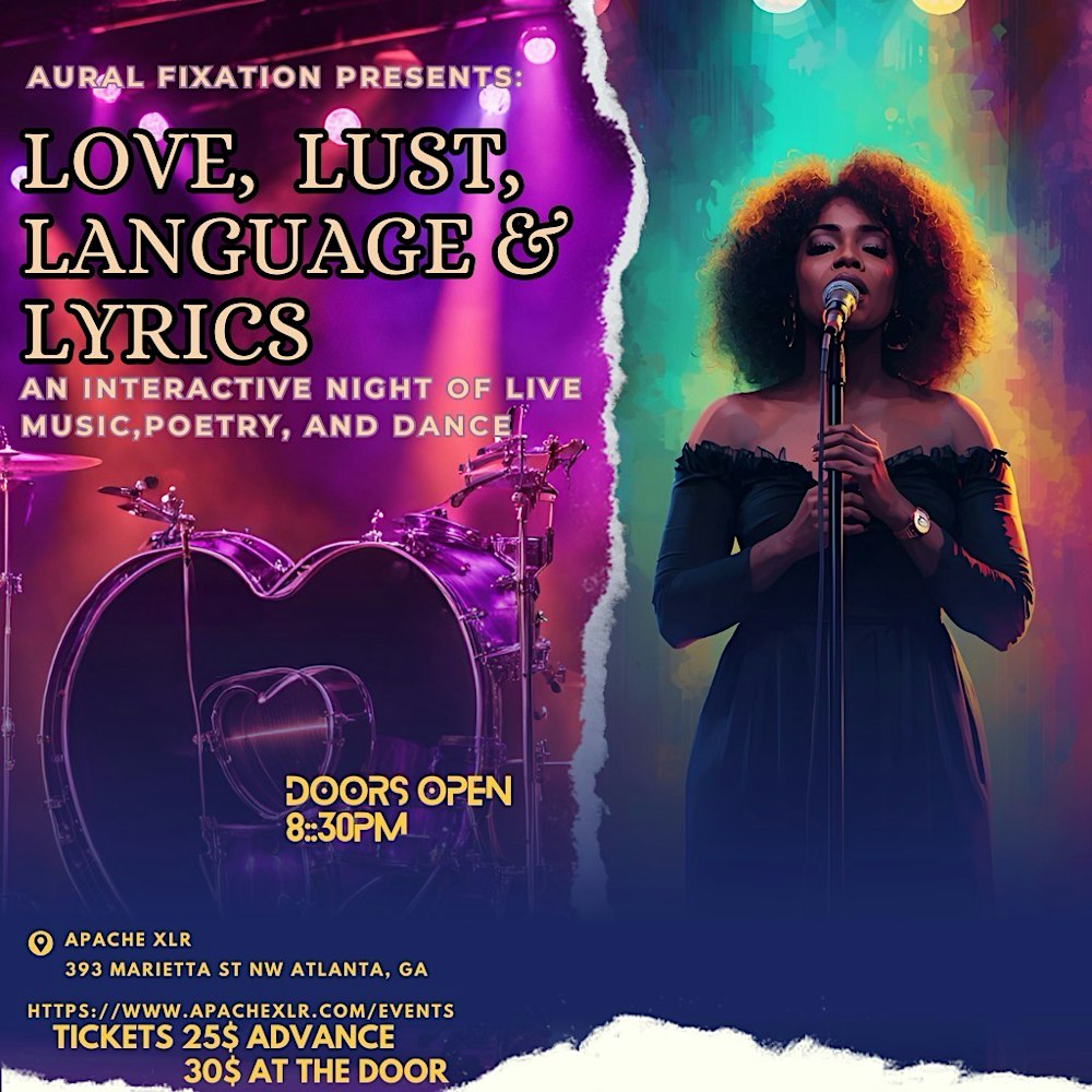 Love, Lust, Language, & Lyrics: An Interactive Live Music & Poetry Show