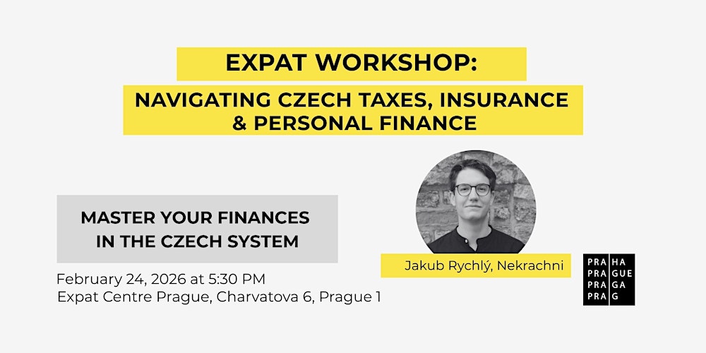 Expat Workshop: Navigating Czech Taxes, Insurance  & Personal Finance