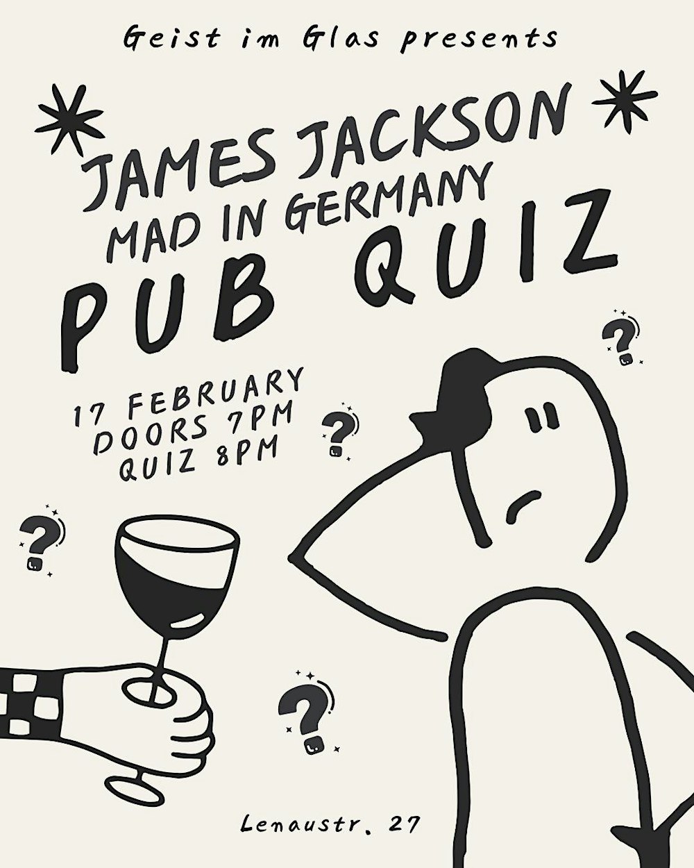 MAD IN BERLIN PUB QUIZ WITH JAMES JACKSON