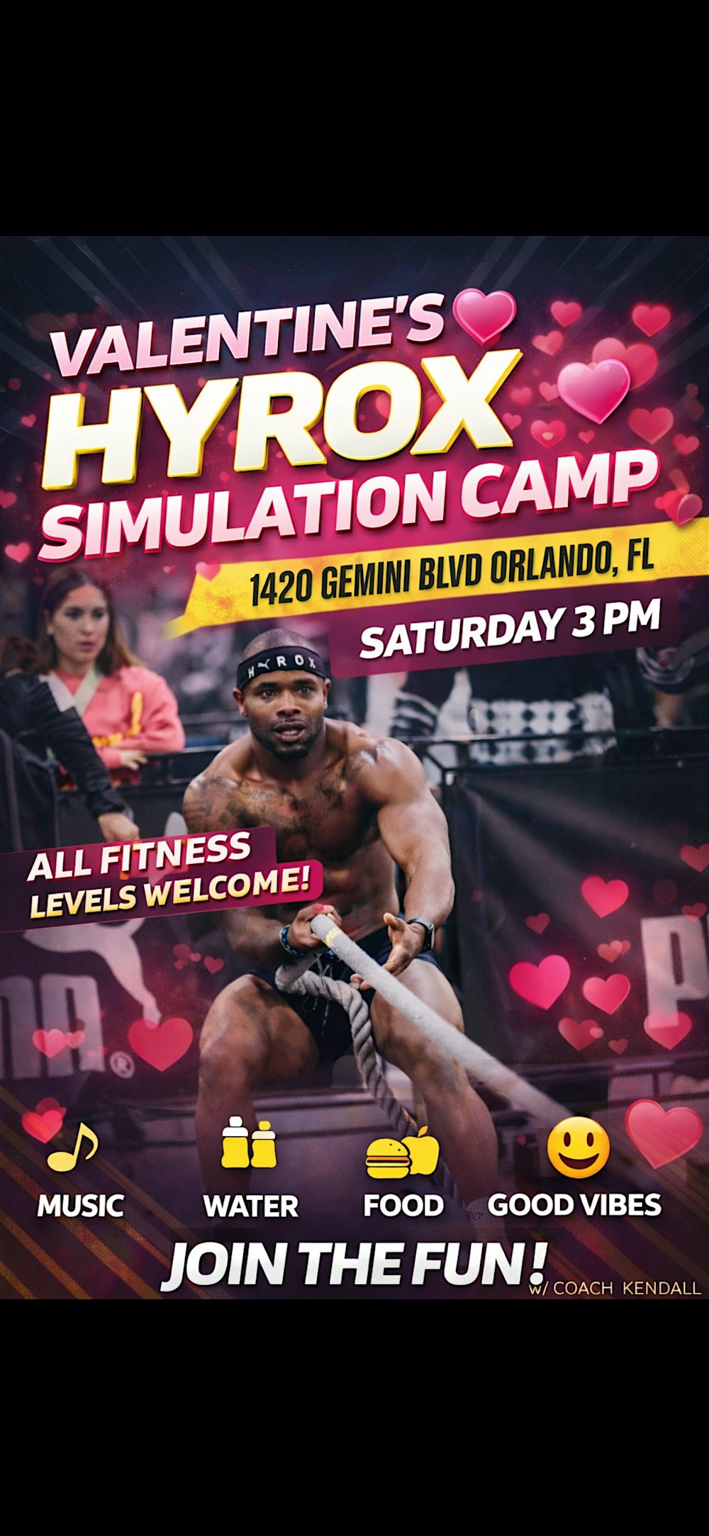 Ken’s Valentines Hyrox Simulation