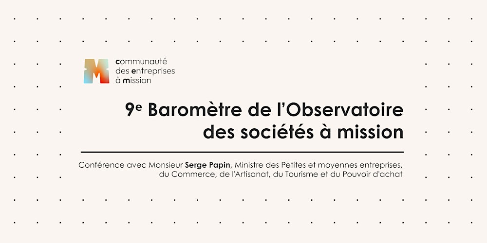 9e Baromètre de l'Observatoire des sociétés à mission