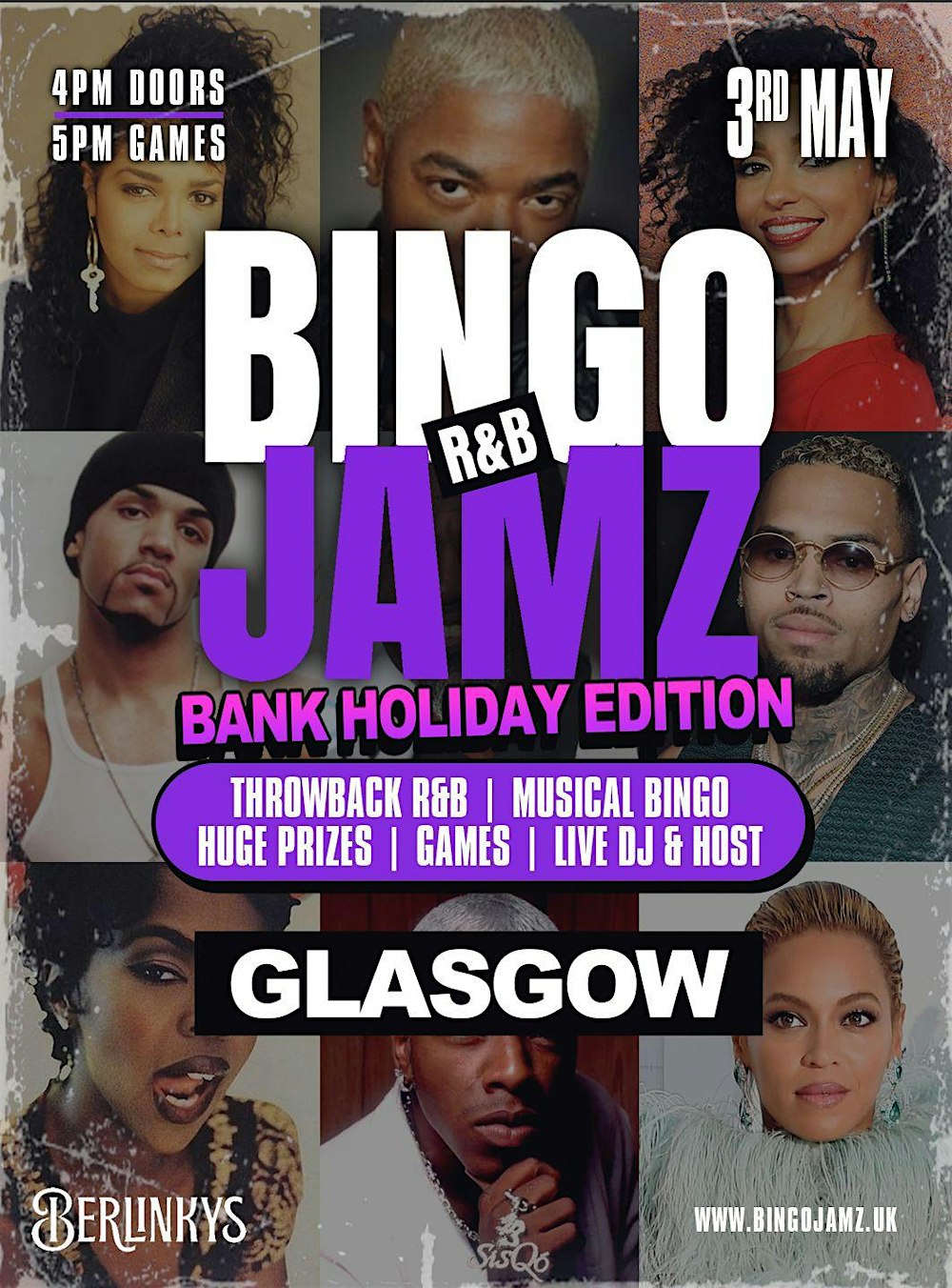 Bingo Jamz Glasgow  | 3rd May 2026