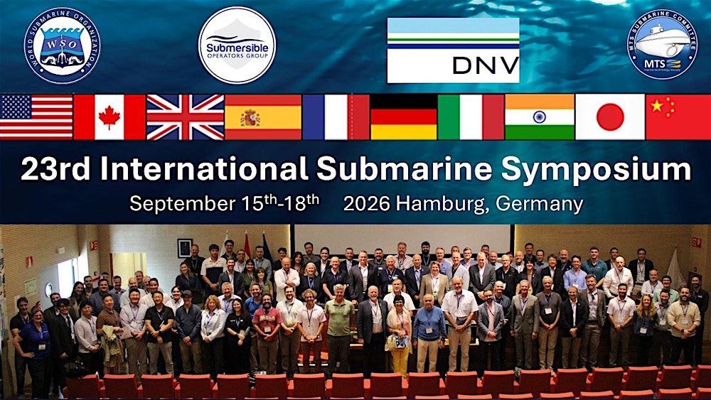 FREE REGISTRATION for 23nd International Submarine Symposium