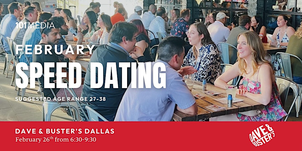 Dallas Speed Dating & Singles Mixer (ages 27-38)