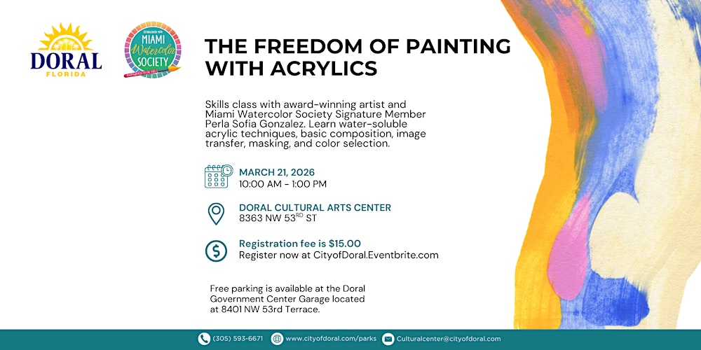 The Freedom of Painting with Acrylics