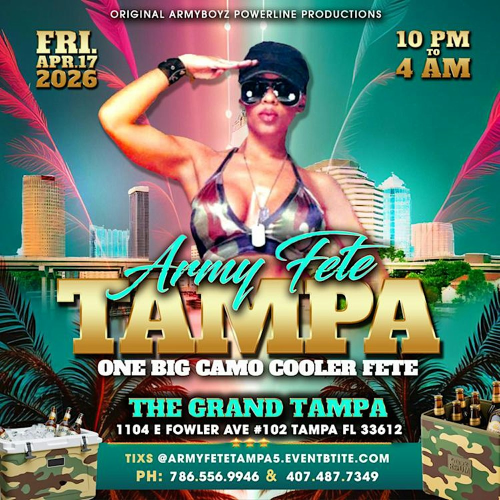 ARMY FETE TAMPA- ONE BIG CAMO COOLER FETE