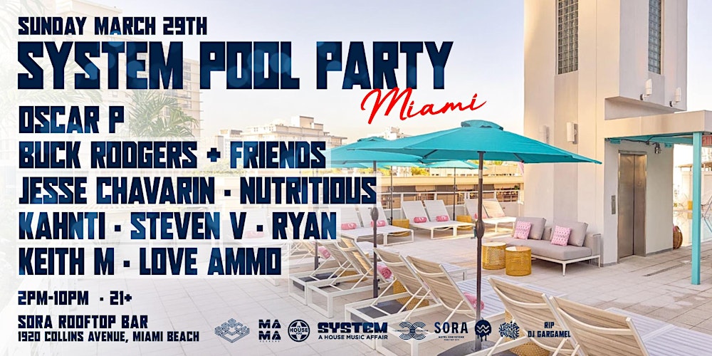 SYSTEM Pool Party Miami 2026